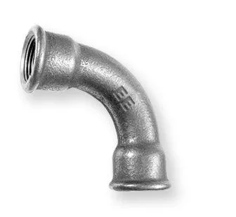 90° elbow internal thread galvanized